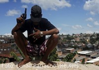 A Brazilian drug gang member