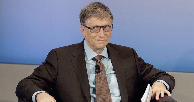 Bill Gates mit cleveren Ideen zur Vermarktung der Anti-G20-Proteste? Foto: AP Photo / Matthias Schrader
