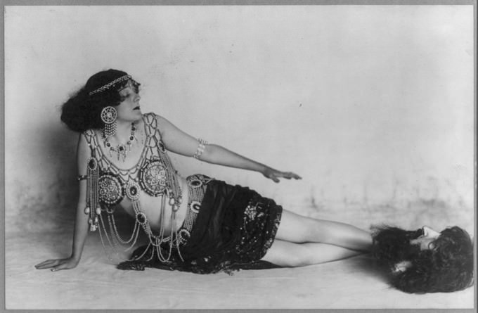 Gertrude Hoffman als Salome, ca. 1908 Foto: Gemeinfrei / Library of Congress 