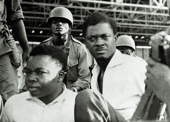 November 1960: Patrice Lumumba, erster Premierminister der Republik Kongo (r.) Foto: Imago Images / Belga