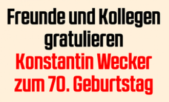 Konstantin Wecker zum 70. Geburtstag